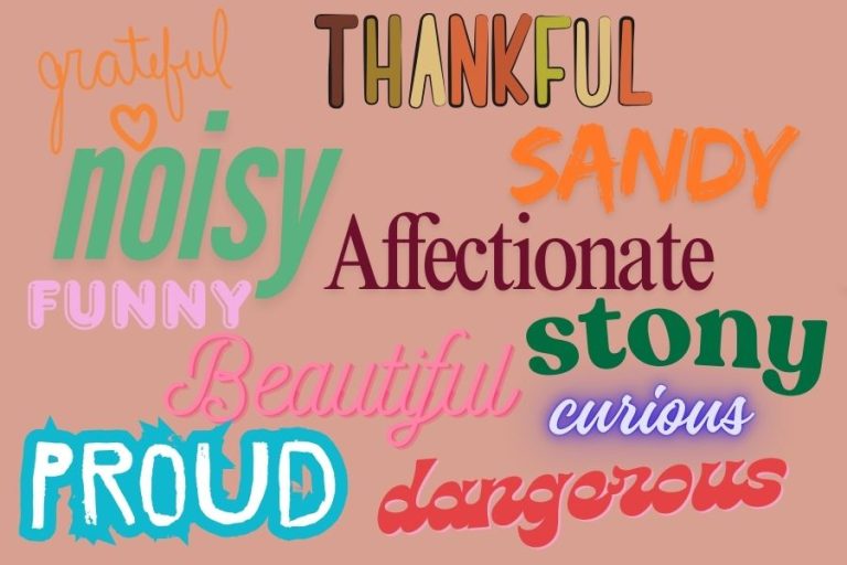 Turning Nouns Into Adjectives