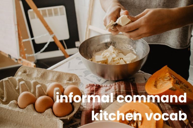 Informal Command in the Kitchen