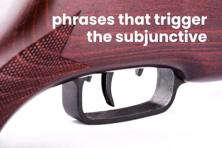 The Subjunctive Most Often Starts With a Trigger Phrase