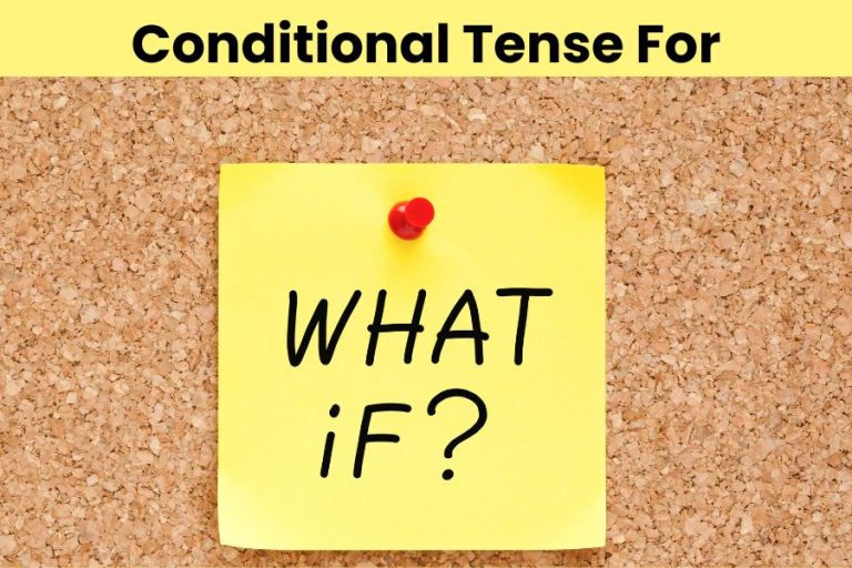 Conditional Tense
