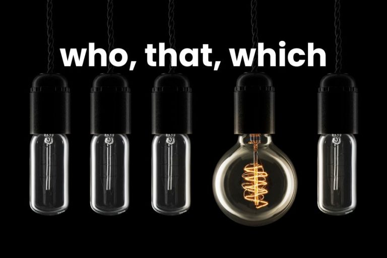 Who, That, Which