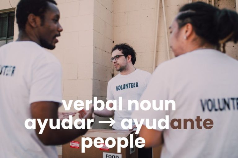 Verbal Nouns with -ante