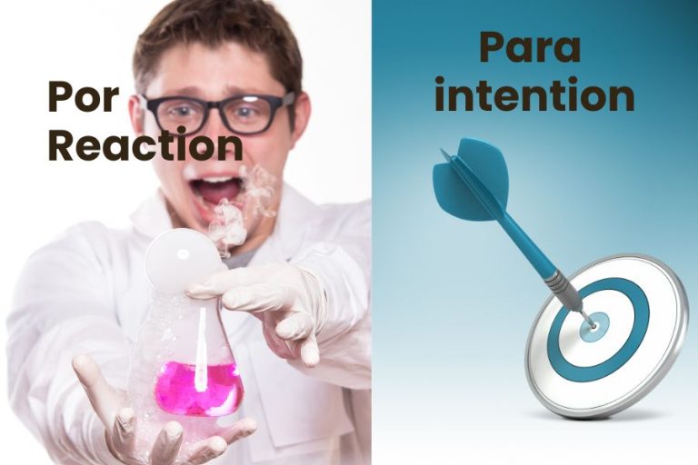 Por v Para: #1 Reaction v Intention