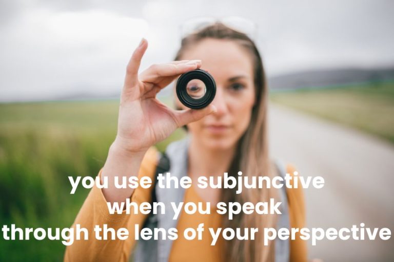 The Subjunctive is About Your Perspective