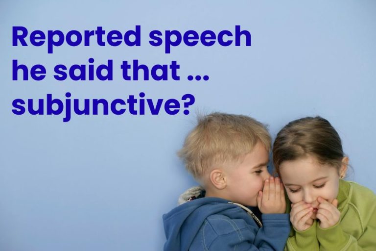 Reported Speech
