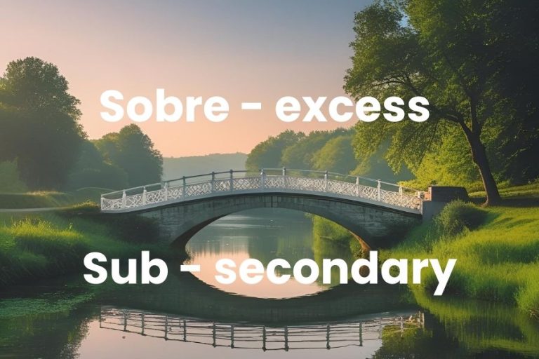 Sobre- and Sub- Compound Words